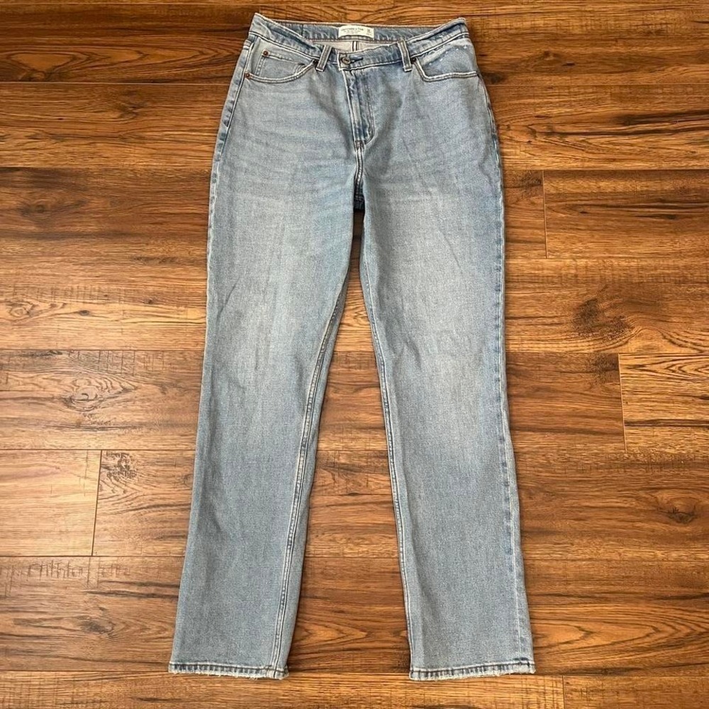 Abercrombie & Fitch 90s Slim Straight Ultra High Rise Jeans Women 30‎ Denim